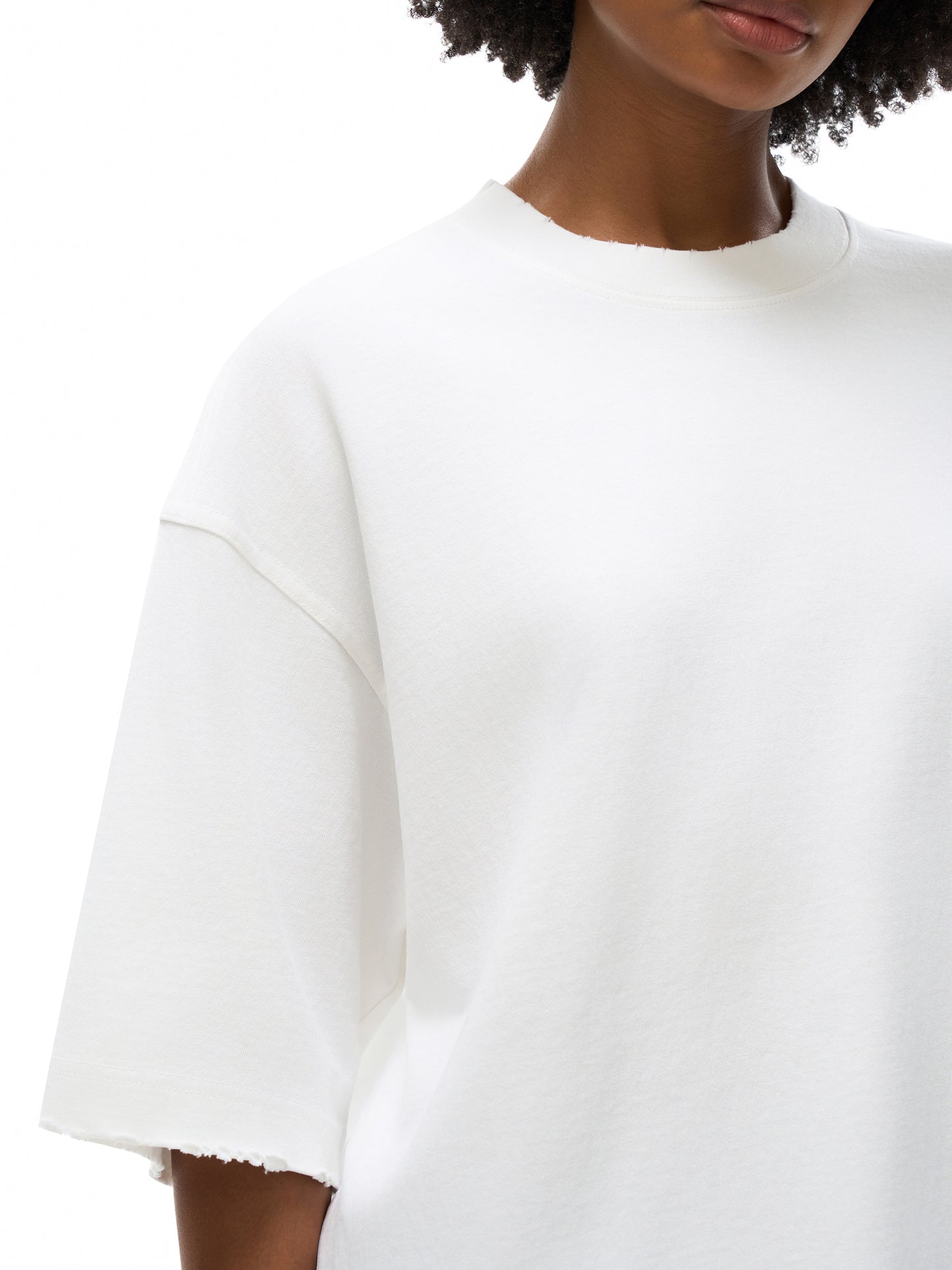 heavyweight hand-frayed t-shirt