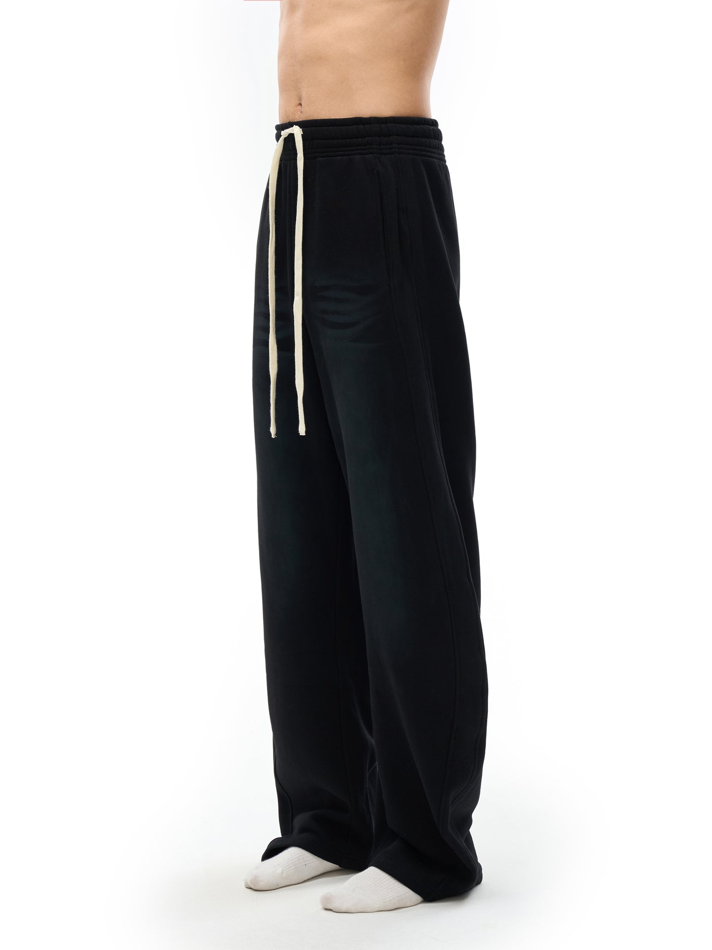sunfade curved blade fleece joggers