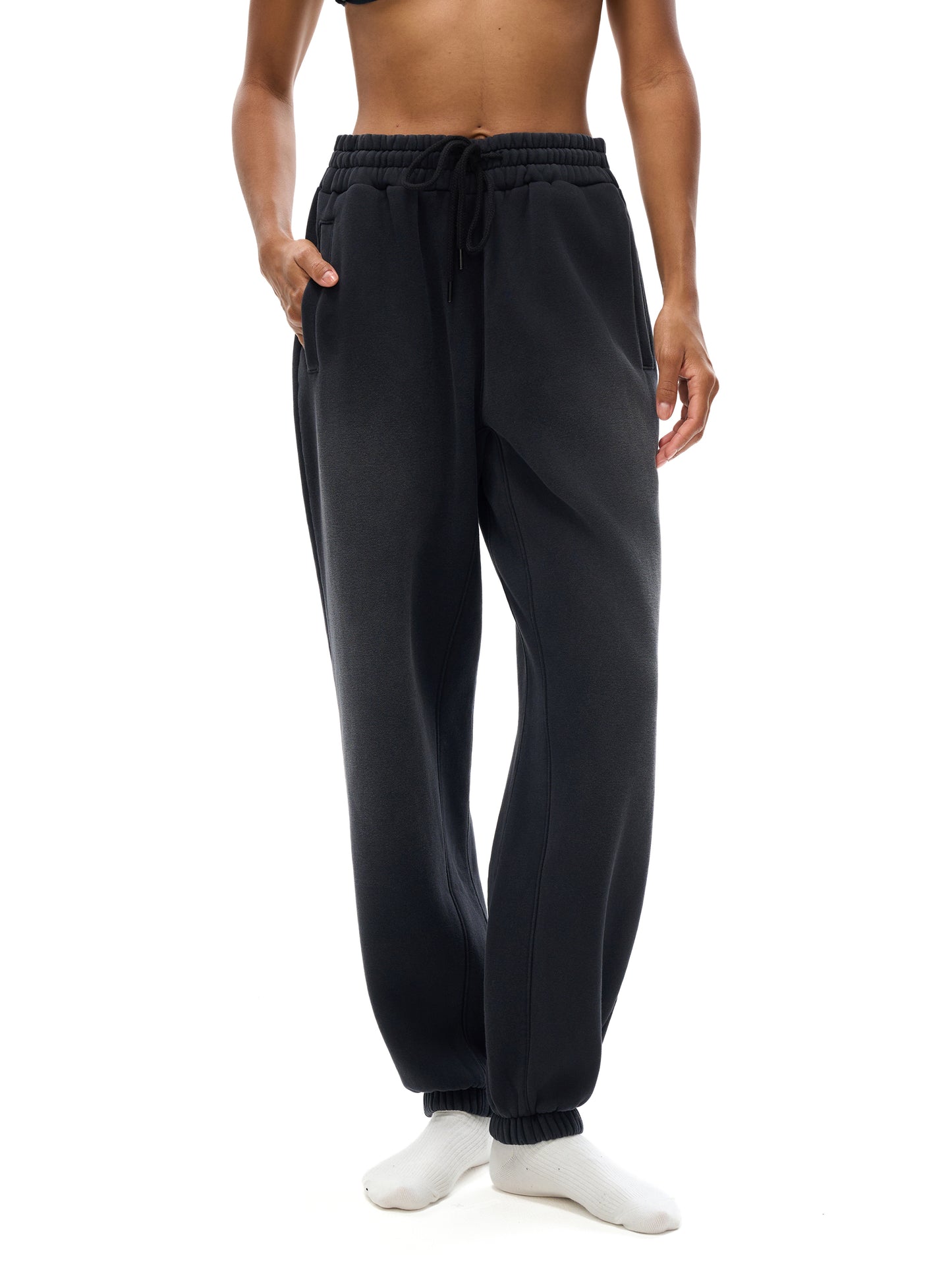 vintage washed fleece joggers