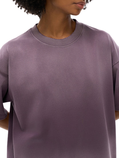 Sun Fade Hand-Frayed Cotton T-Shirt