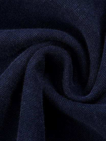 Acid Washed V-Neck Cotton T-Shirt