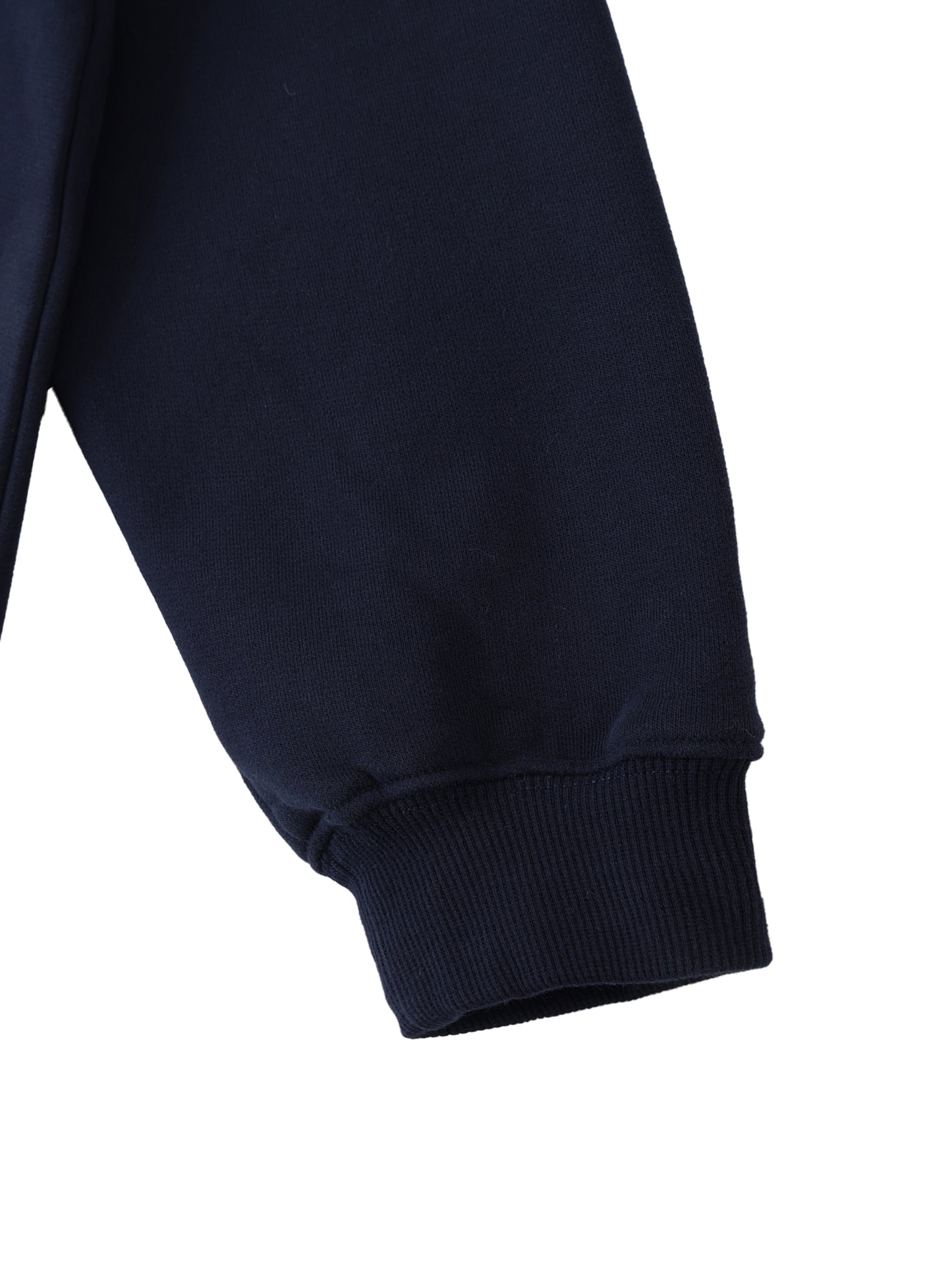 heavyweight polo-collar sweatshirt