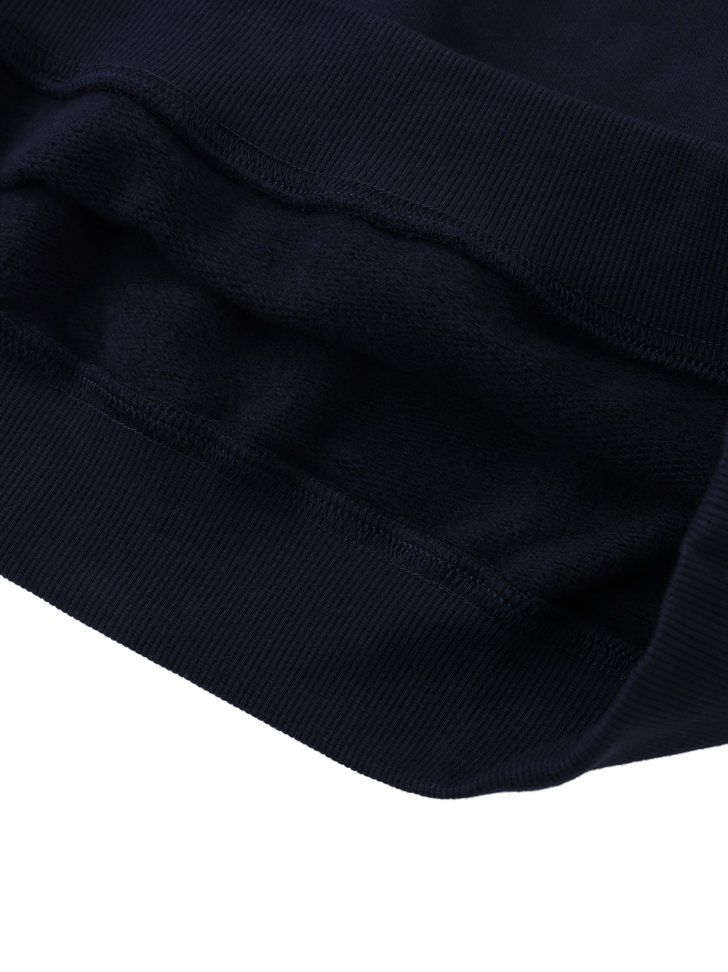heavyweight polo-collar sweatshirt