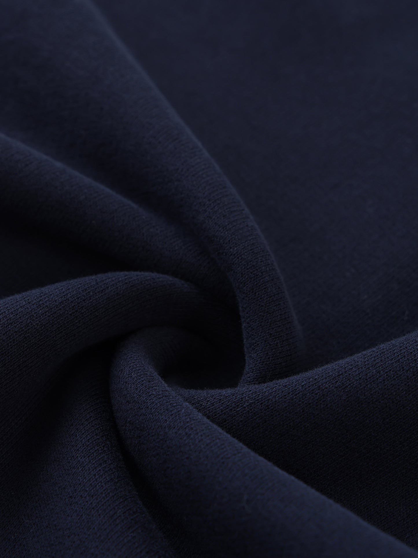 heavyweight polo-collar sweatshirt