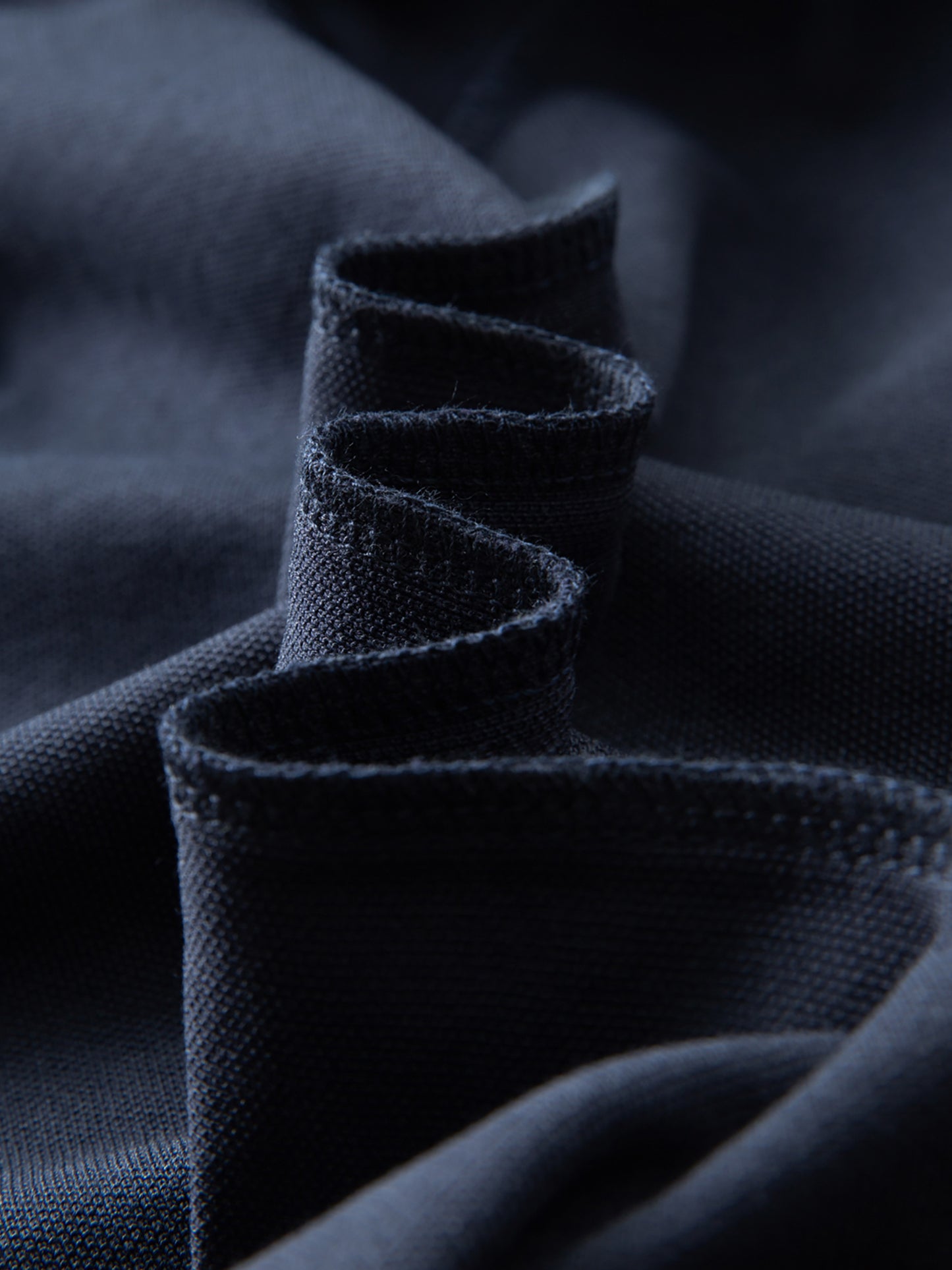 contrast collar short-sleeve polo shirt