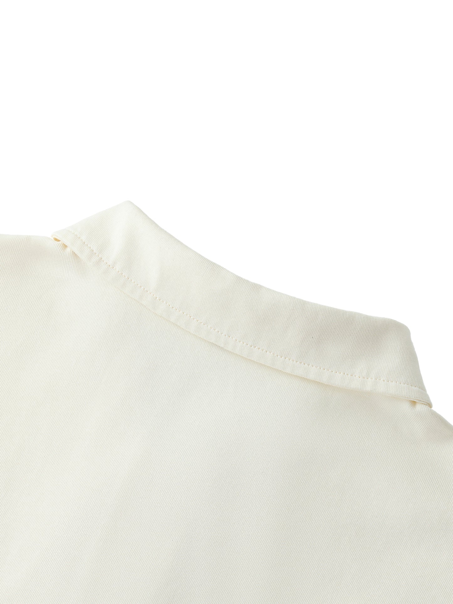 loose cotton short-sleeve polo shirt