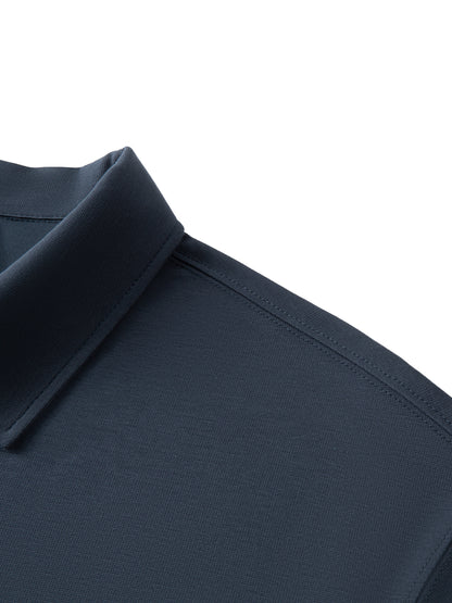 Drop Shoulder Short-Sleeve Polo