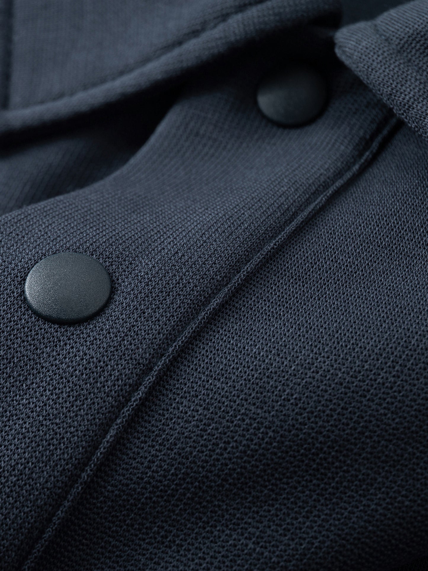 drop shoulder short-sleeve polo