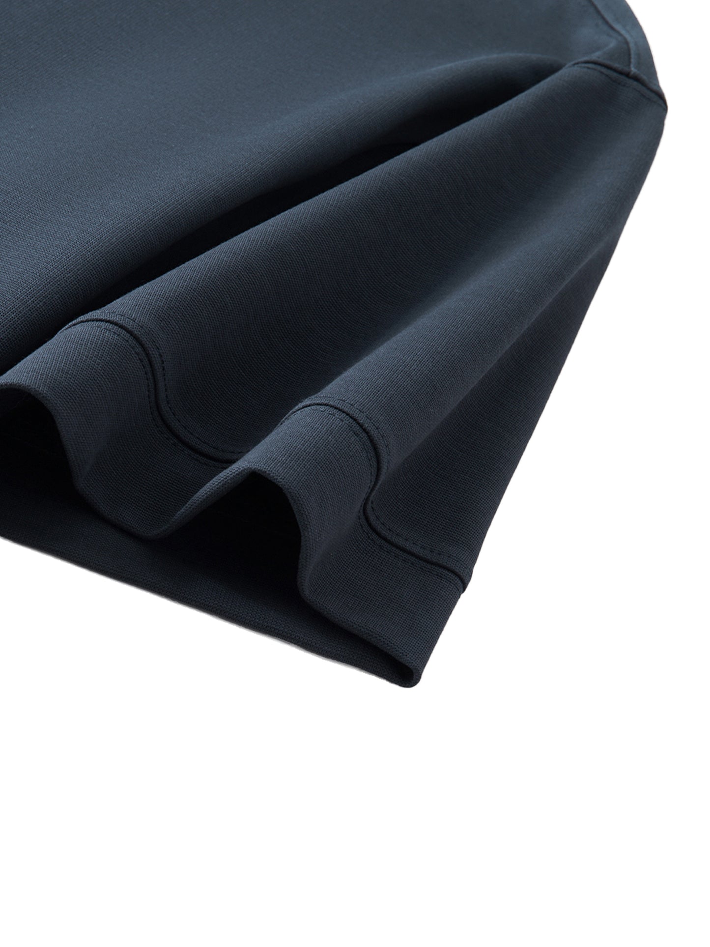 drop shoulder short-sleeve polo