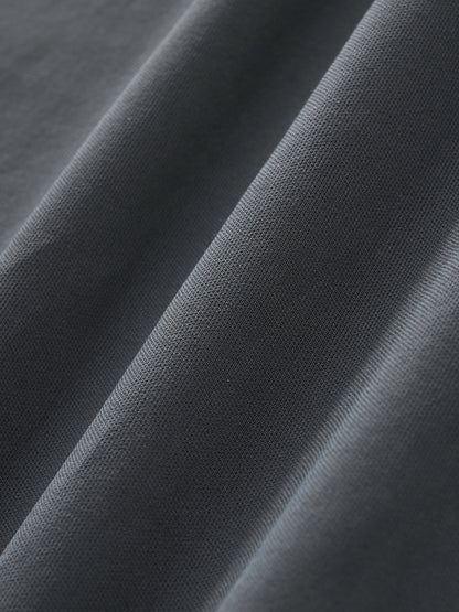 Colour-Block V-Neck Long-Sleeve T-Shirt