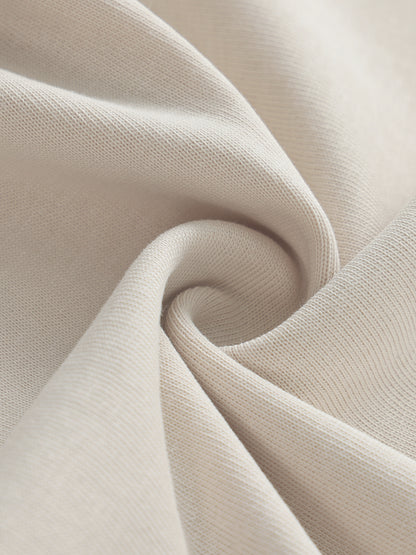 Contrast Panel Cotton Polo Shirt