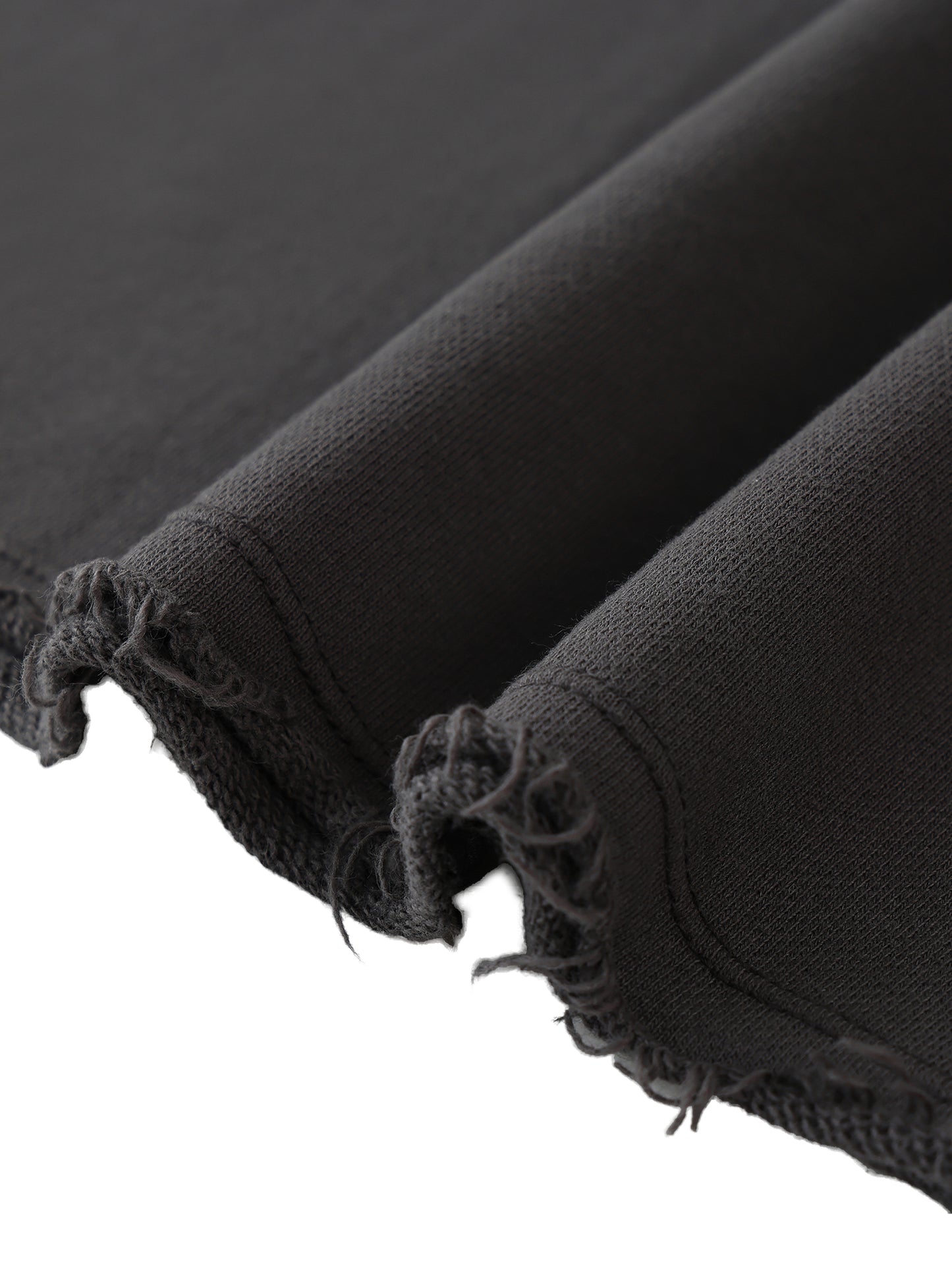 washed rolled hem half sleeve t-shirt