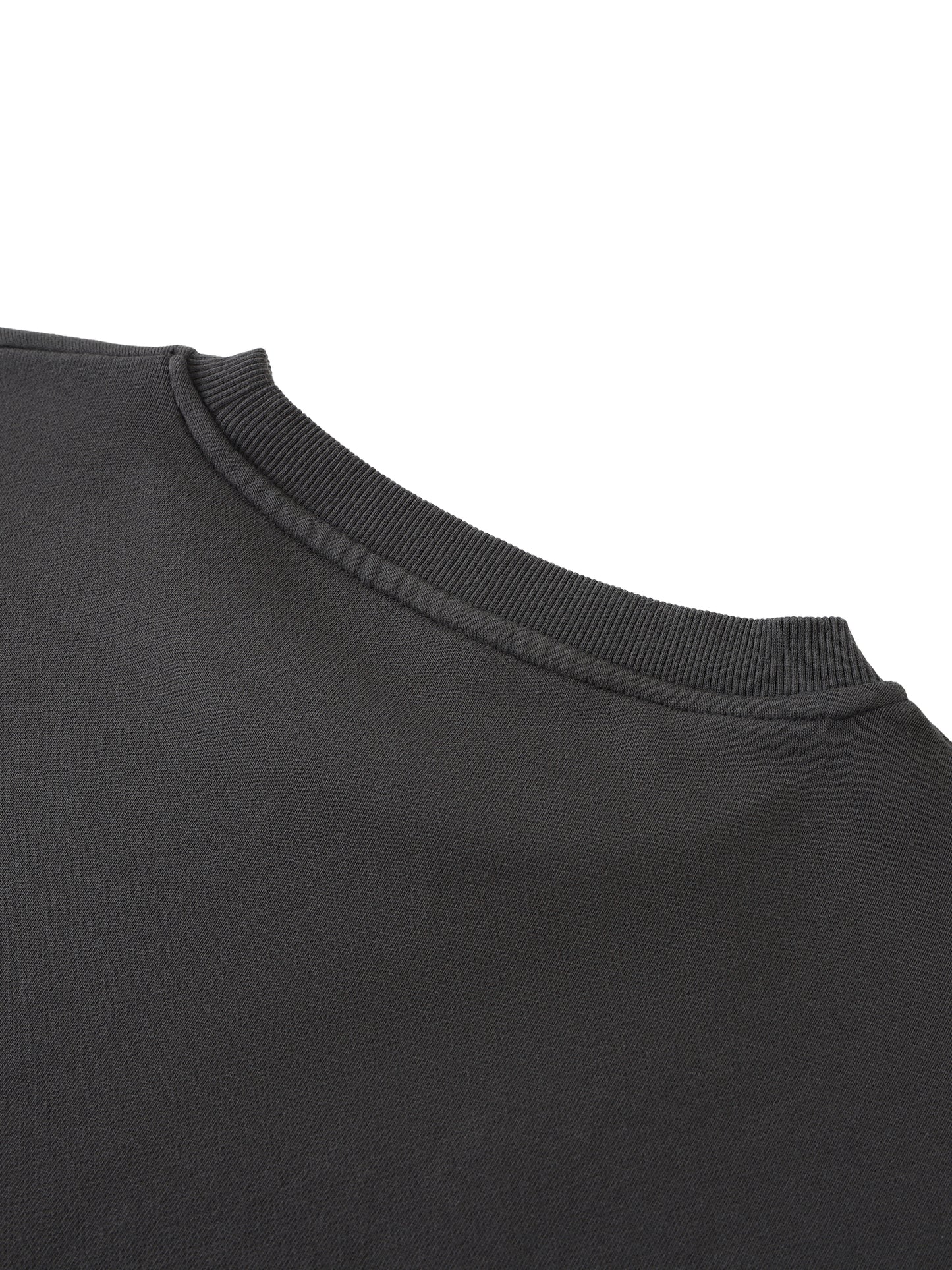 washed rolled hem half sleeve t-shirt