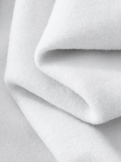 Essential Zip-Up Fleeced Varsity Jacket