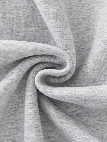 Essential Zip-Up Fleeced Varsity Jacket