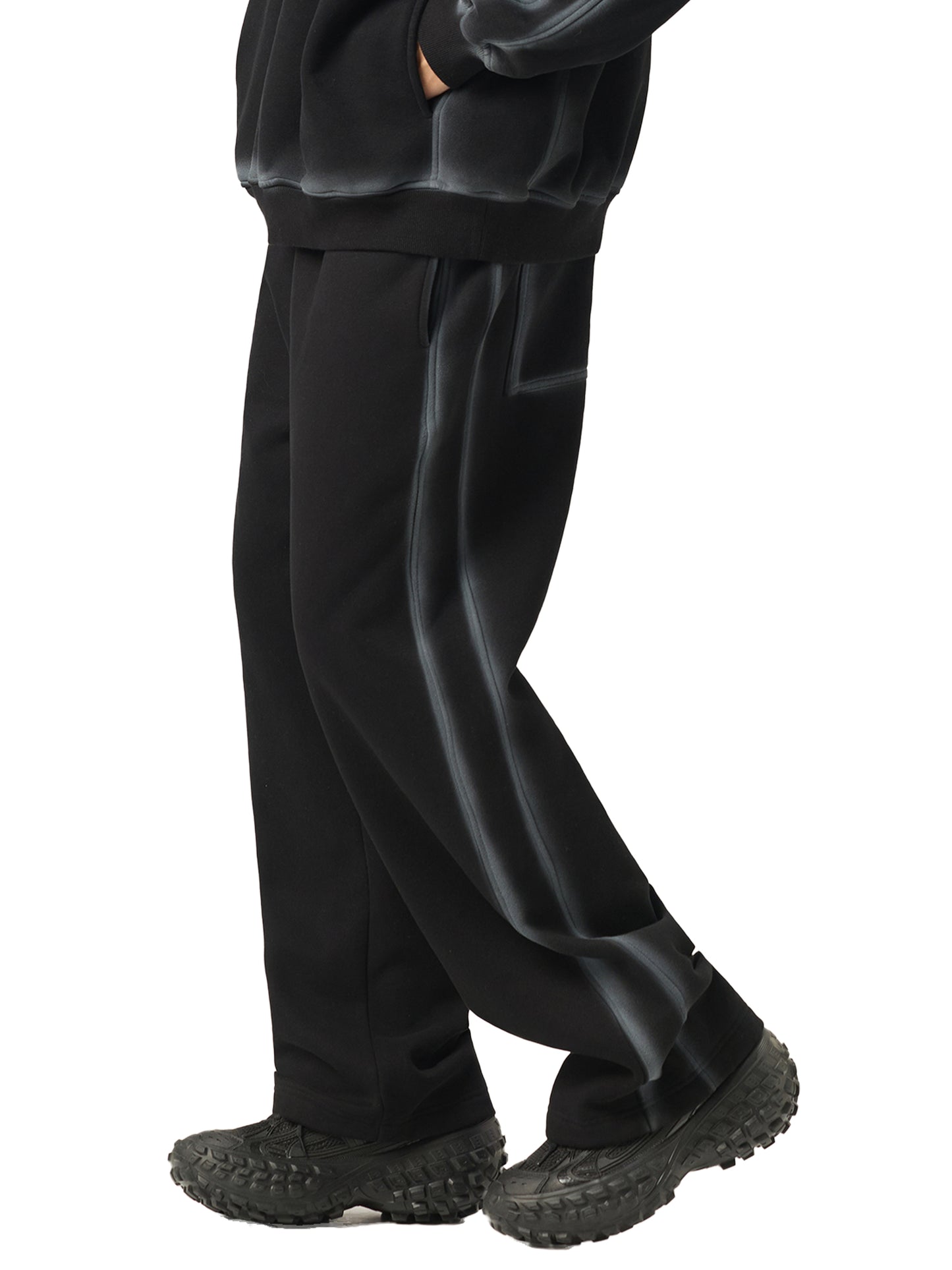 sunfaded edge fleece joggers