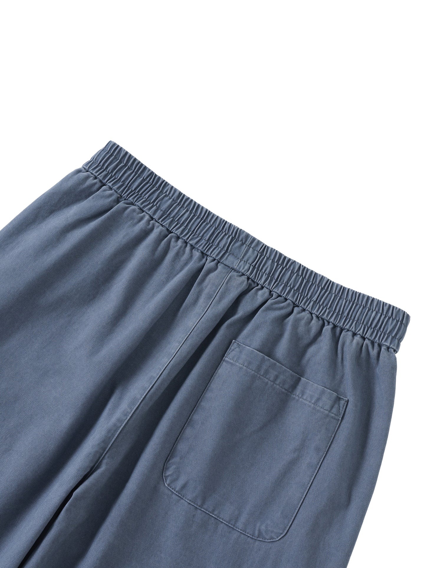 drawstring waist straight-leg cargo pants