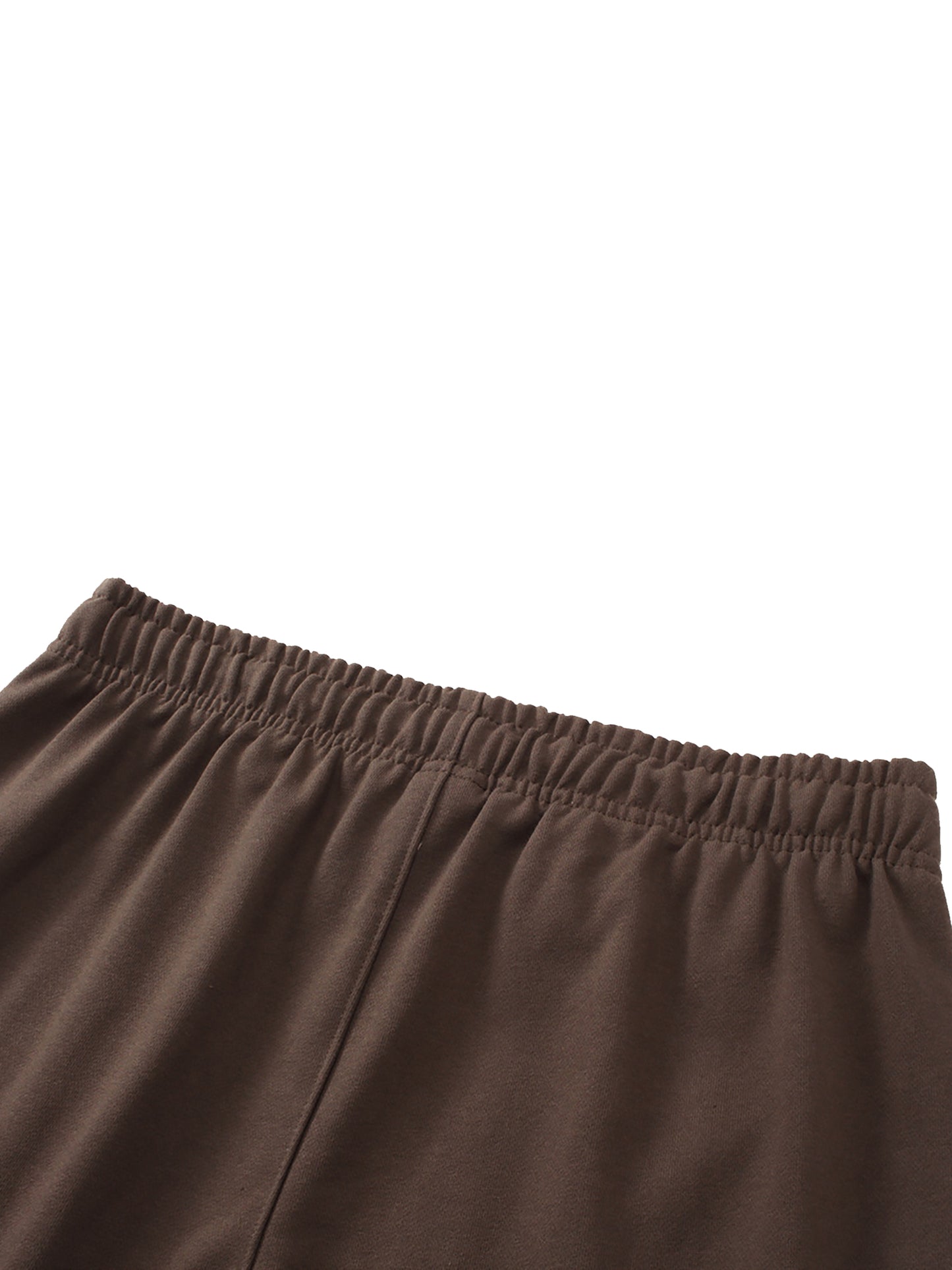 solid colour straight-leg joggers