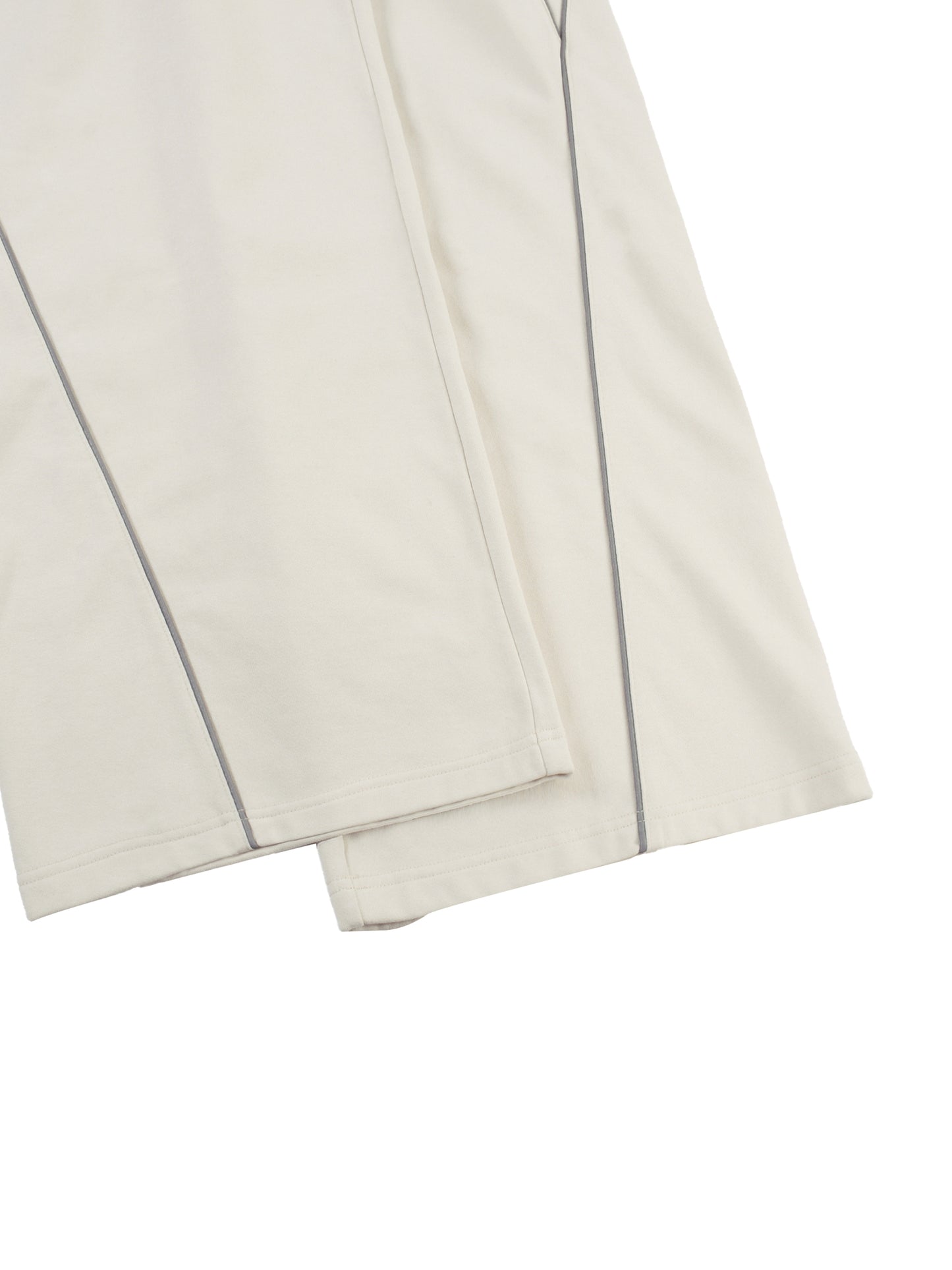 reflection striped straight-leg joggers