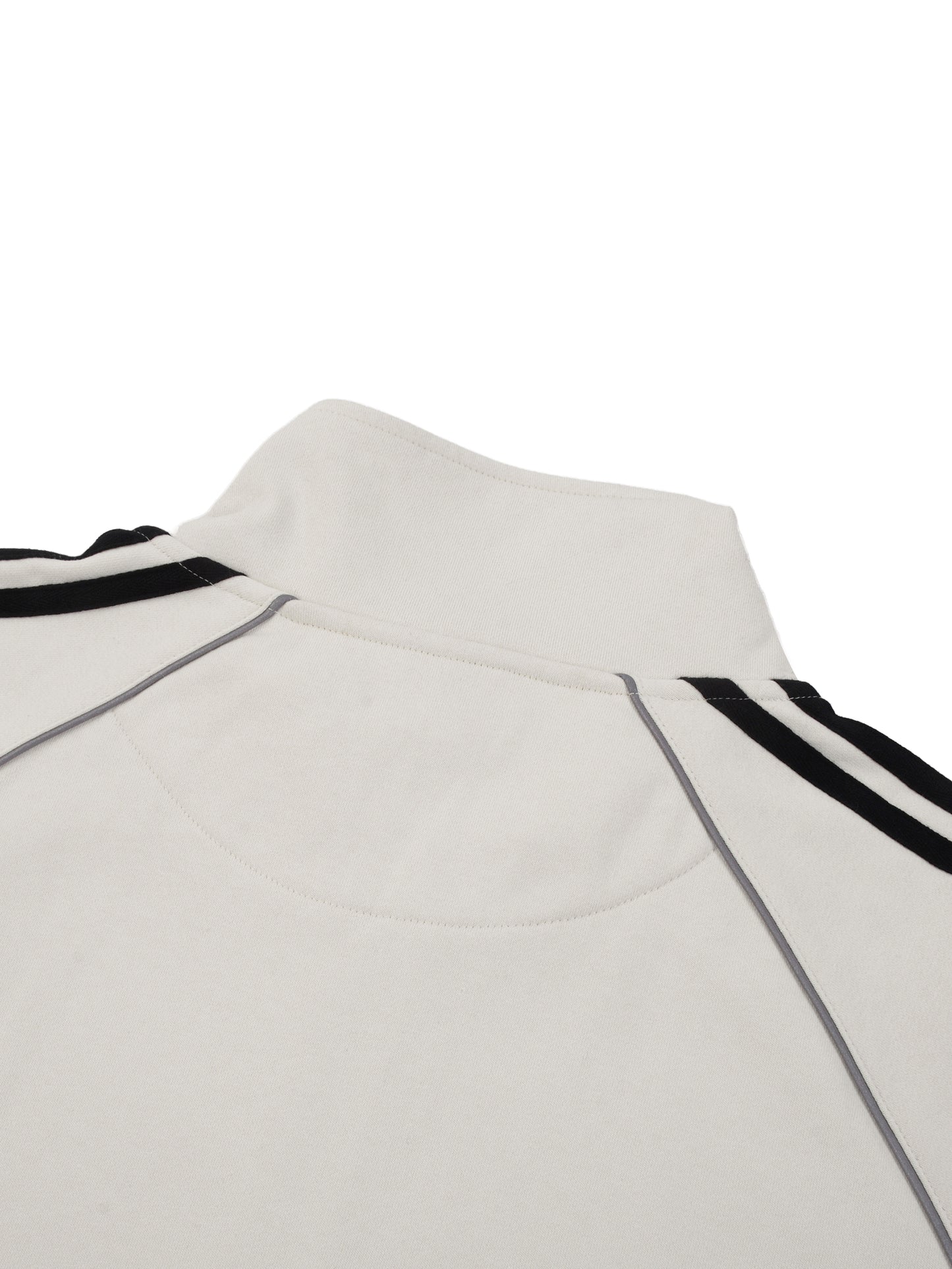 reflection striped raglan sleeve jacket