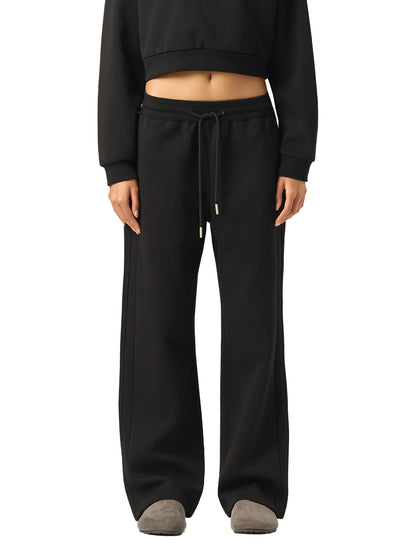 Essential Drawstring Straight-Leg Joggers