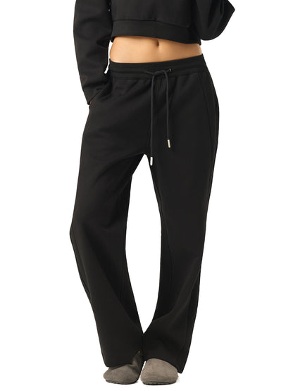 Essential Drawstring Straight-Leg Joggers