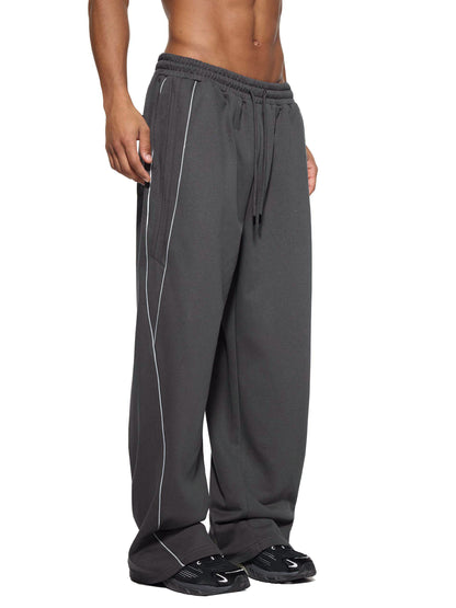 Reflection Striped Straight-Leg Joggers