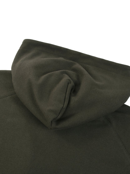 Dolman Sleeve Zip-Through Fleece  Hoodie