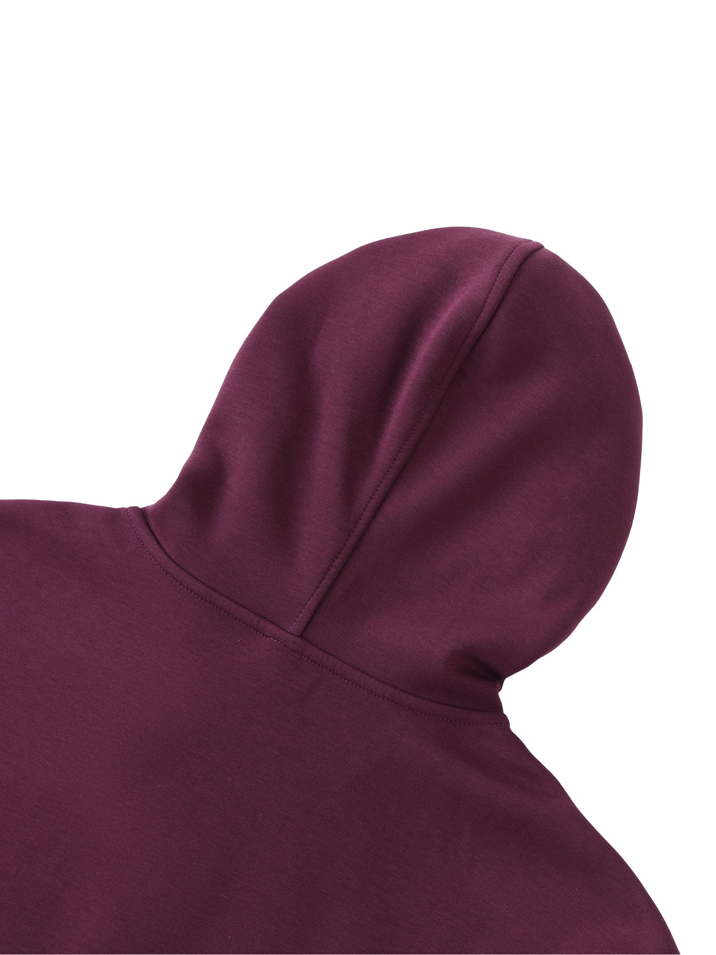 essential heavyweight high neck zip-up hoodie