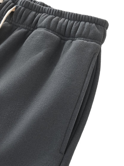 Relaxed Drawstring Three-Quarter Joggers
