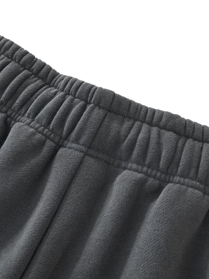 Relaxed Drawstring Three-Quarter Joggers