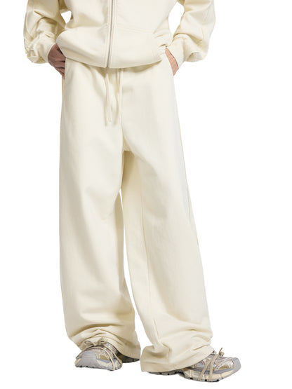 Contrast Tape Straight-Leg Joggers