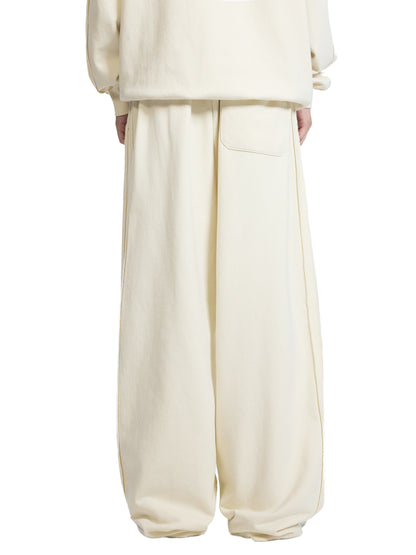 Contrast Tape Straight-Leg Joggers