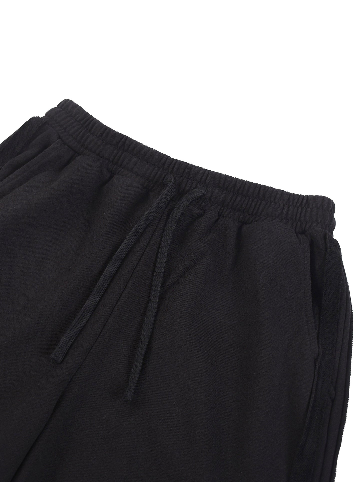 contrast tape straight-leg joggers