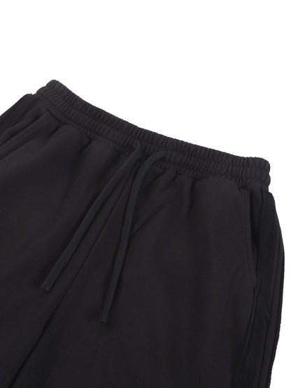 Contrast Tape Straight-Leg Joggers