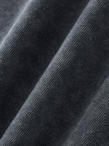 Acid Wash Raw-Hem Boxy T-shirt