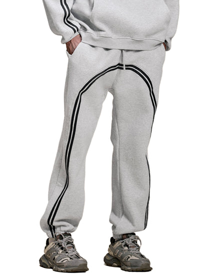 Sun Fade Contrast Tape Fleece Jogged Joggers