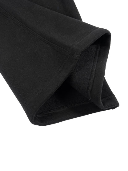 Fleece Drawstring Straight-Leg Joggers