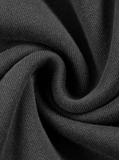 Acid Washed Raw Edge Double Layered Hoodie