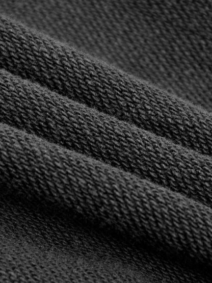 Acid Washed Raw Edge Double Layered Hoodie