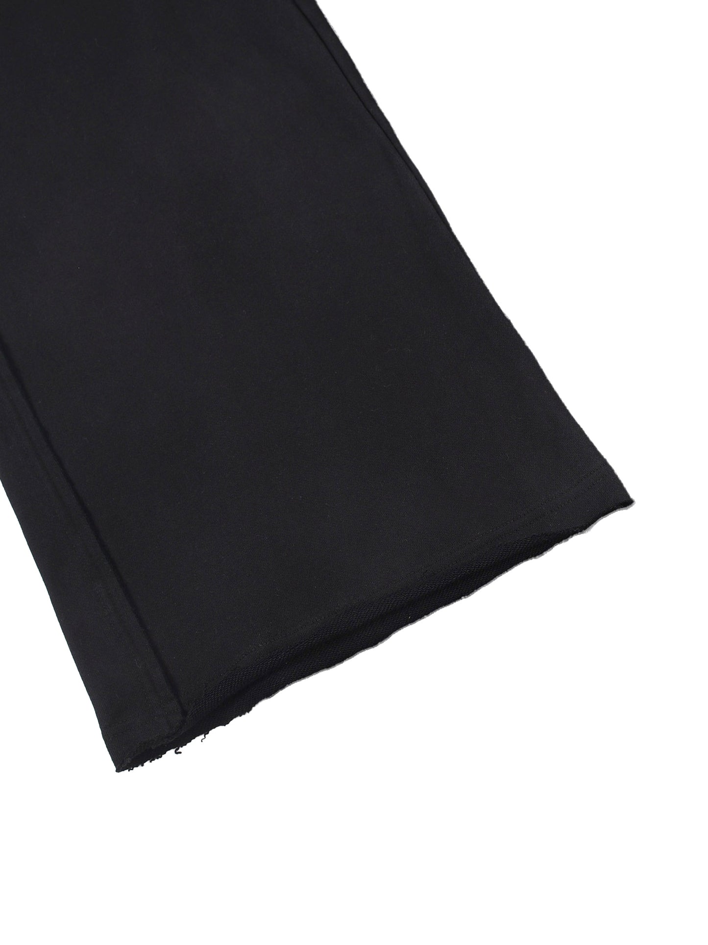 acid washed raw edge sweatpants