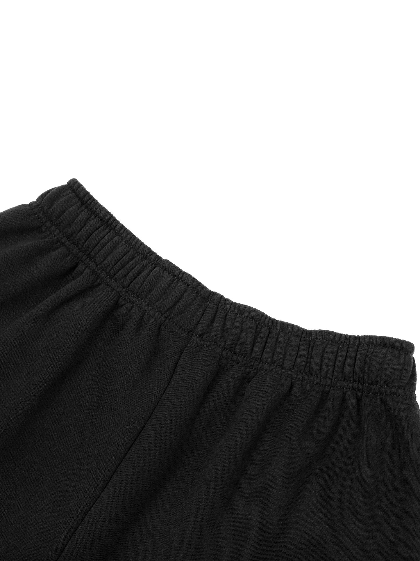 contrast-stitched fleece joggers