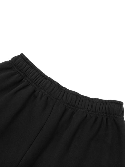 Contrast-Stitched Fleece Joggers