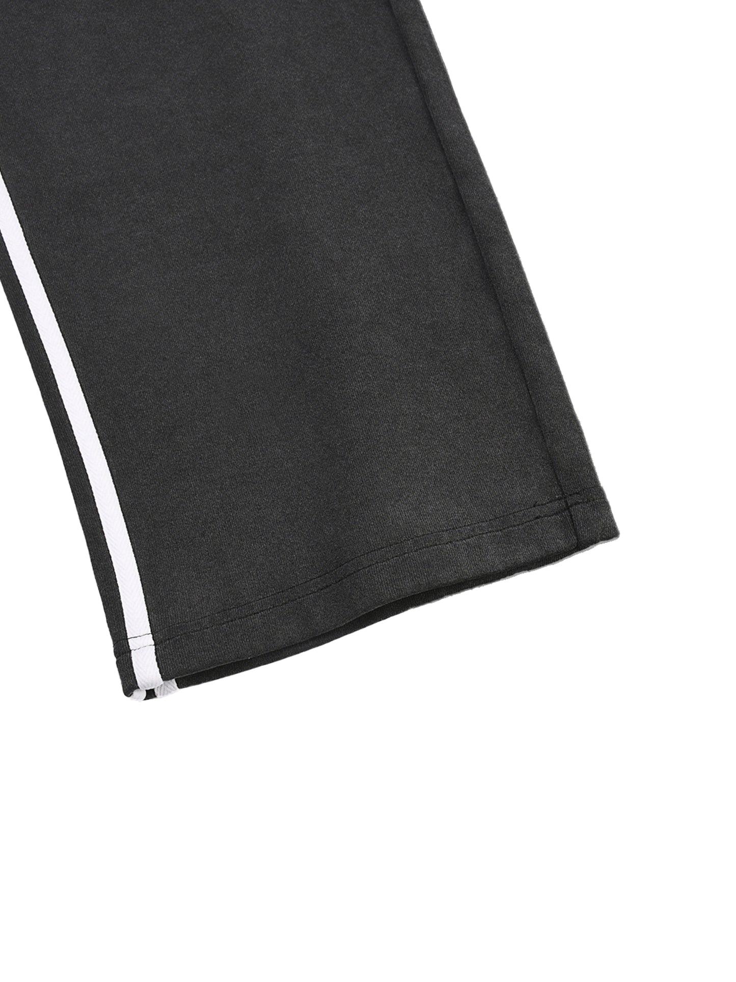 acid washed contrast tape joggers