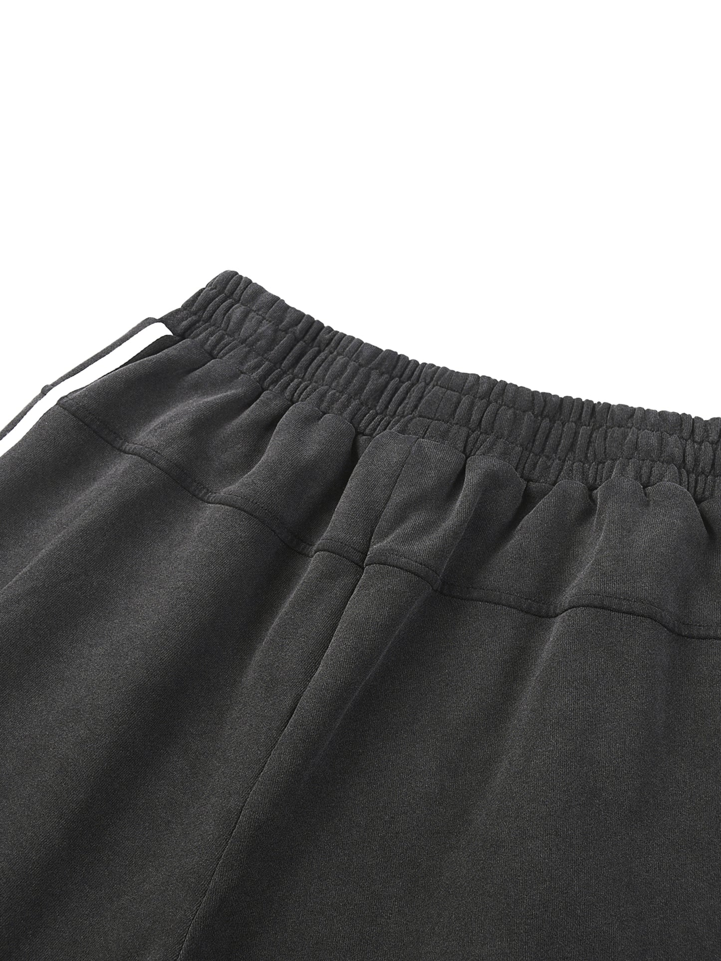 acid washed contrast tape joggers