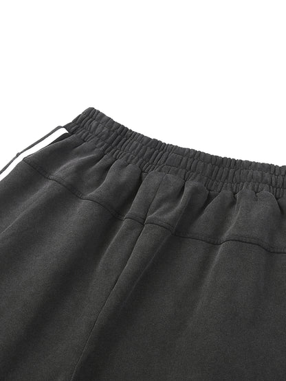 Acid Washed Contrast Tape Joggers