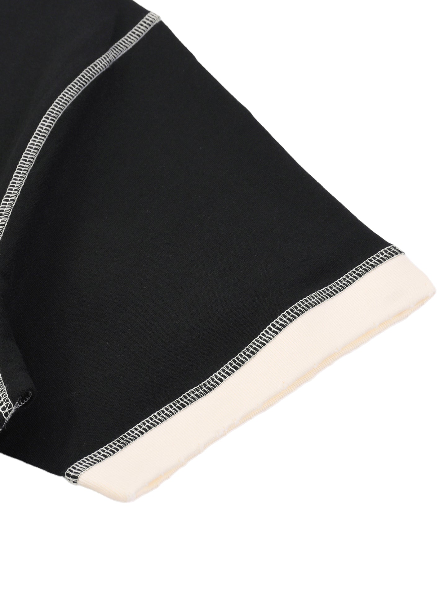 contrast-stitched cotton t-shirt