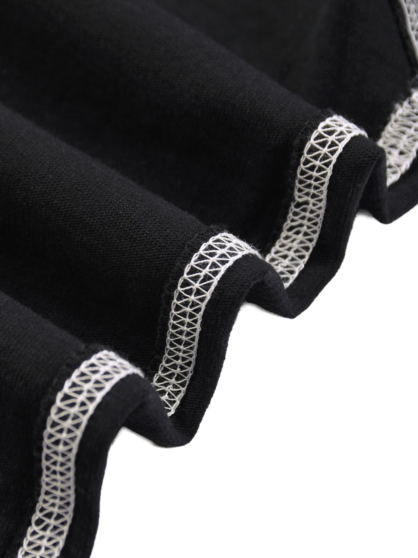 contrast-stitched cotton t-shirt