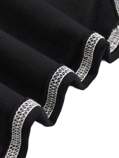 Contrast-Stitched Cotton T-Shirt