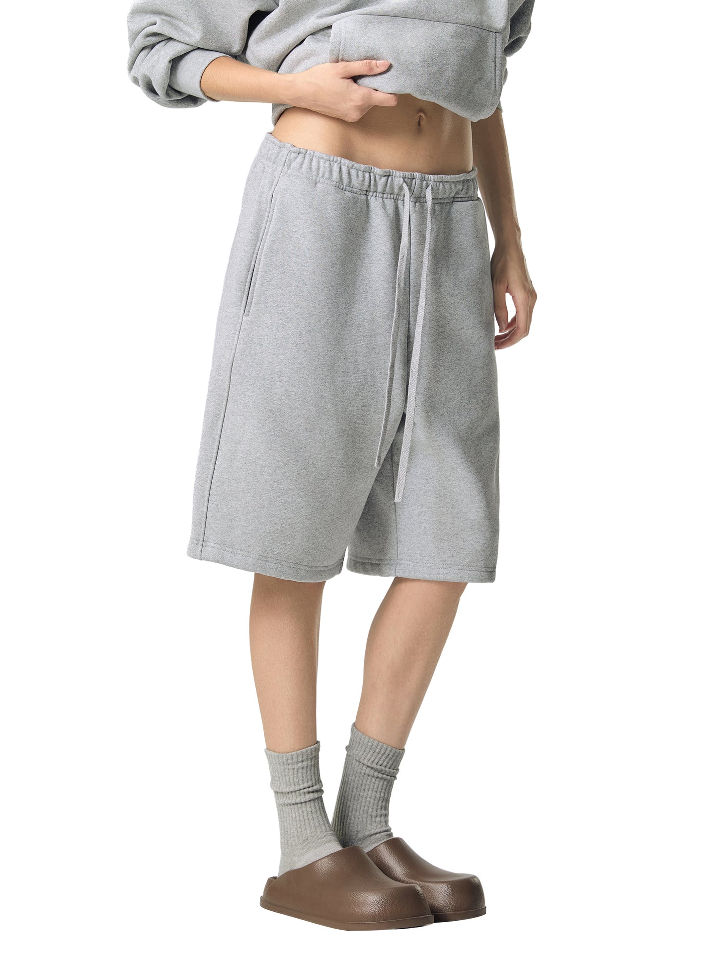 essential heavyweight fleece shorts